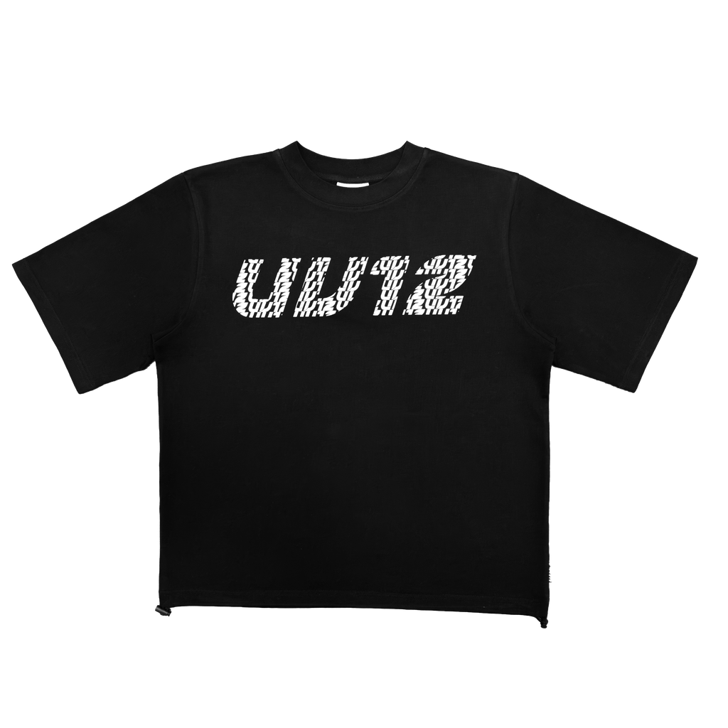 BLACK DRAWSTRING TSHIRT
